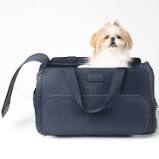 dog carrying purse