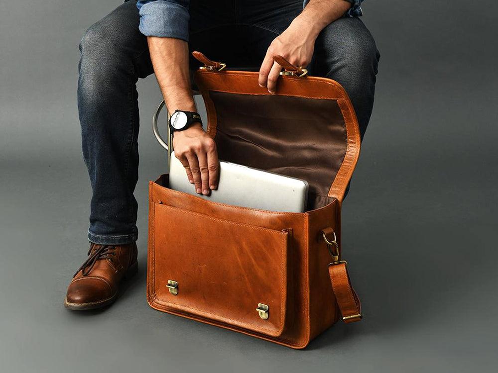 Leather Laptop Bag Size Guide