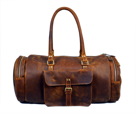 Full Grain Leather Duffel