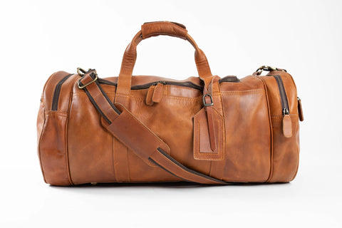 High End Leather Duffel Bag