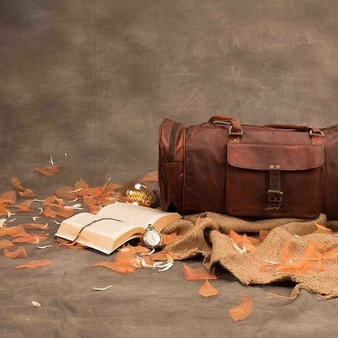 Antique Leather Duffle