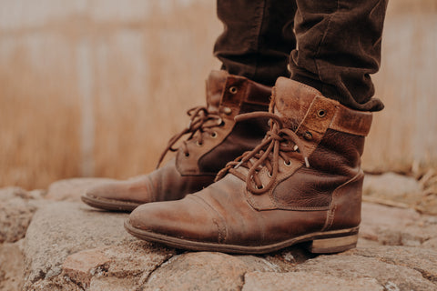 How to distress leather boots