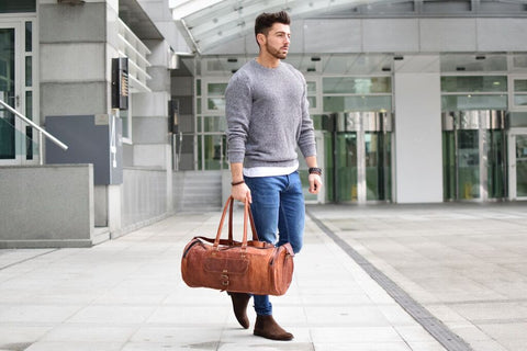 Leather Duffel For Men