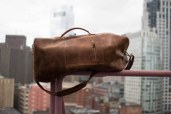 Full Grain Leather Duffel