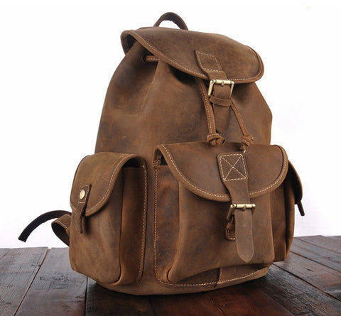 Full Grain Leather Backpack