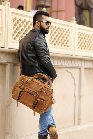 Leather Briefcase Travel