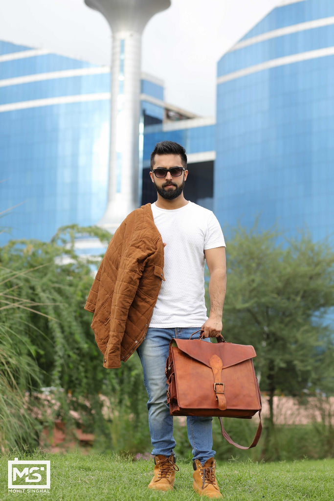 Leather Bags For Men Minimalistic.
