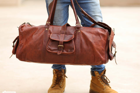 Leather Duffel bags