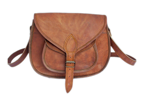 Genuine Leather Crossbody Purse