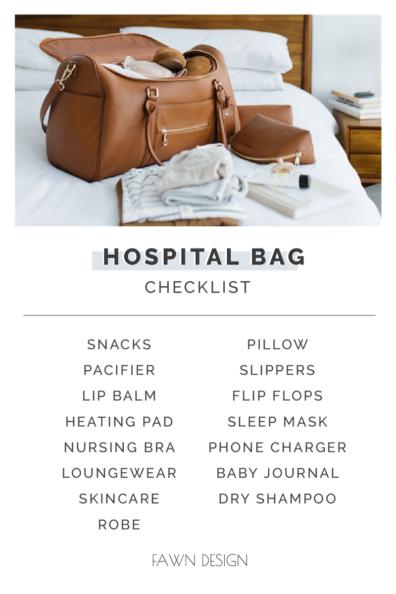 Junyuan Bags
 Hospital Bag Checklist 