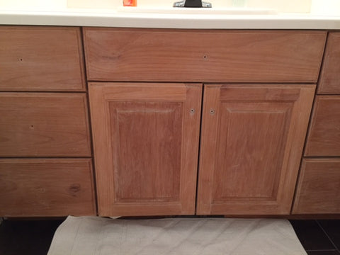 Bathroom Cabinets Before