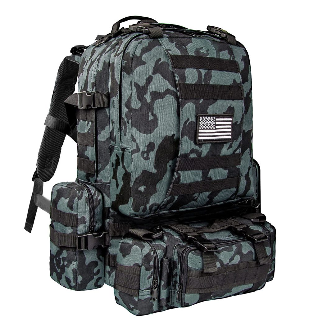 army camo backpack