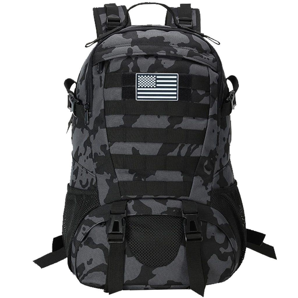 camouflage backpack