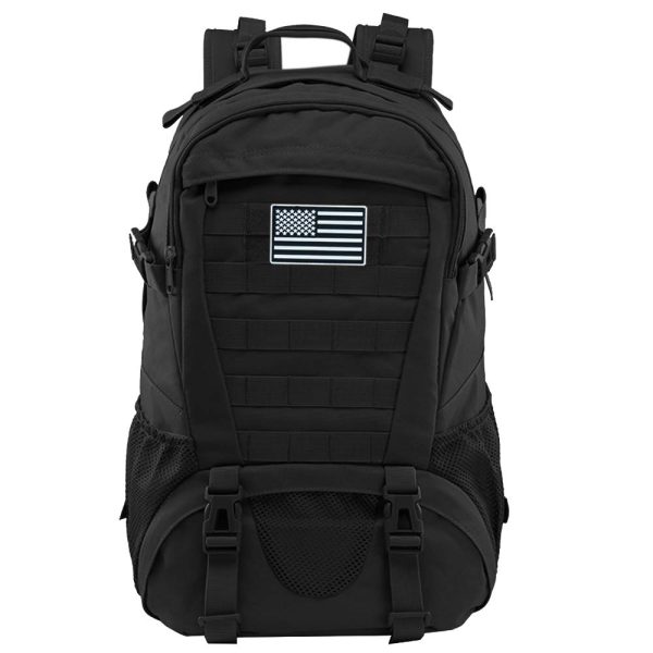 black tactical bag