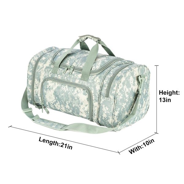 vintage military duffle bag