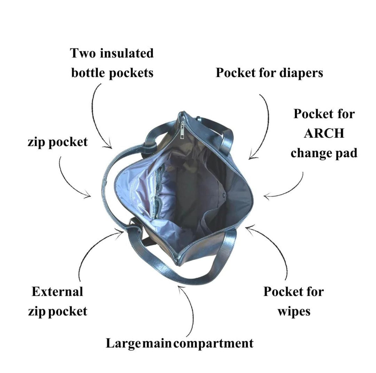 Junyuan diaper backpacks with plenty of compartments