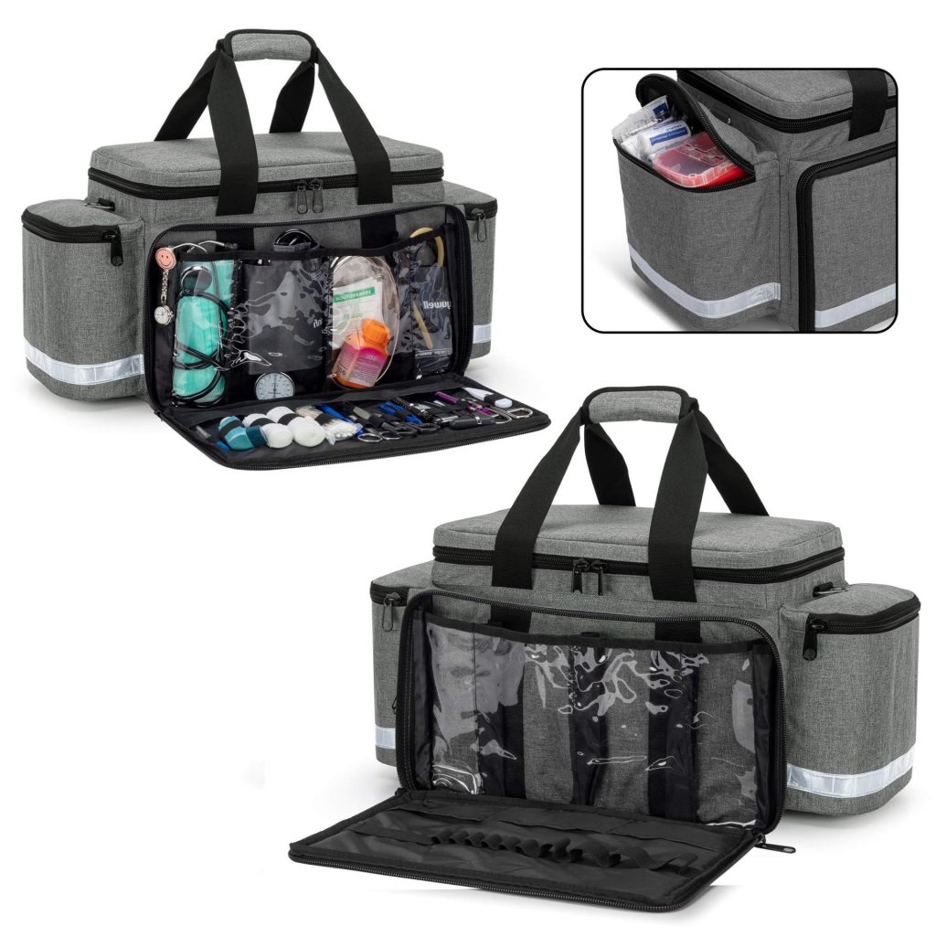 Professional trauma bag size reference for EMS and tactical use