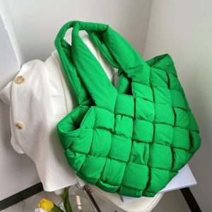 quilted puffer bag