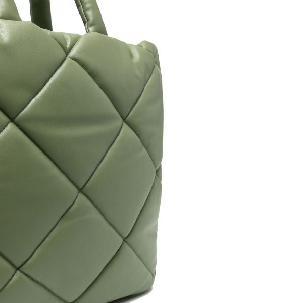 quilted nylon tote