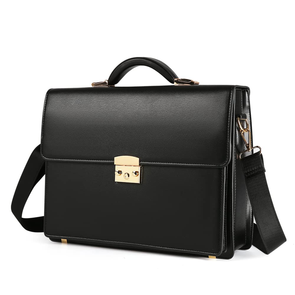 Keep Perfect Custom Leather Briefcase Luxury Mens Briefcase Locking ...