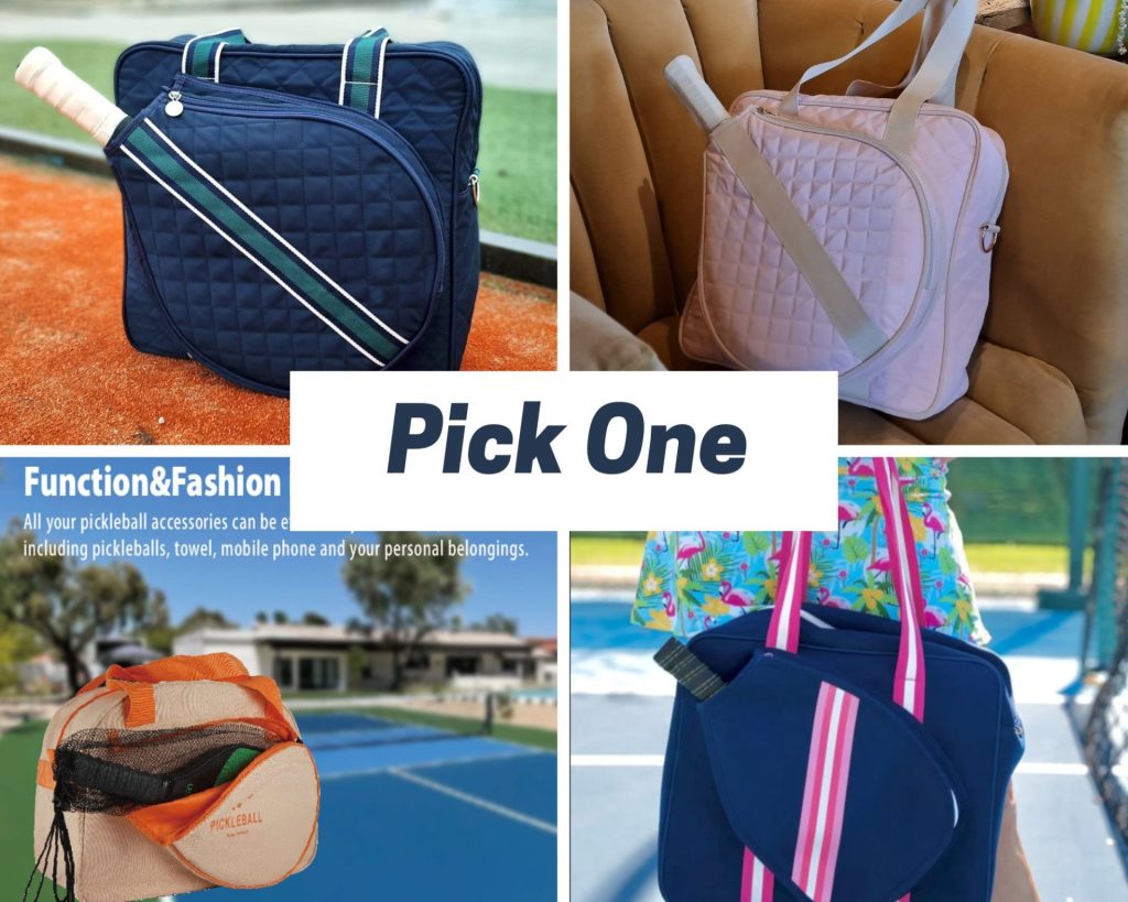 Stylish pickleball bag