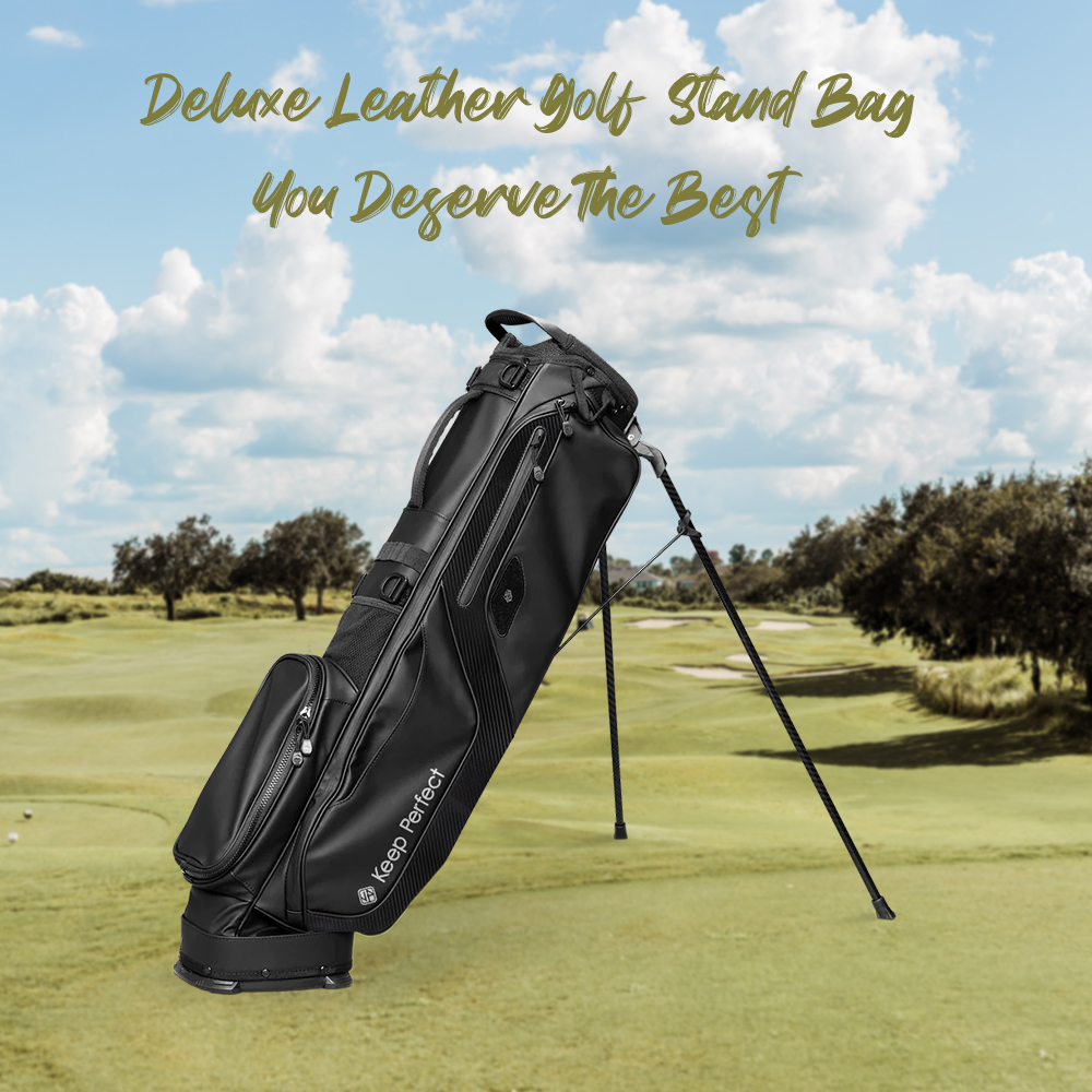 leather golf bag