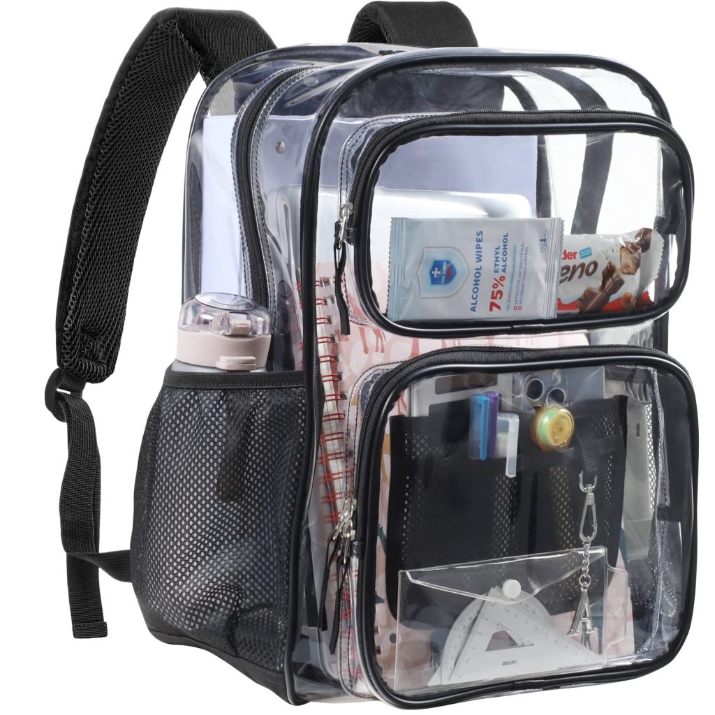 clear backpack for school