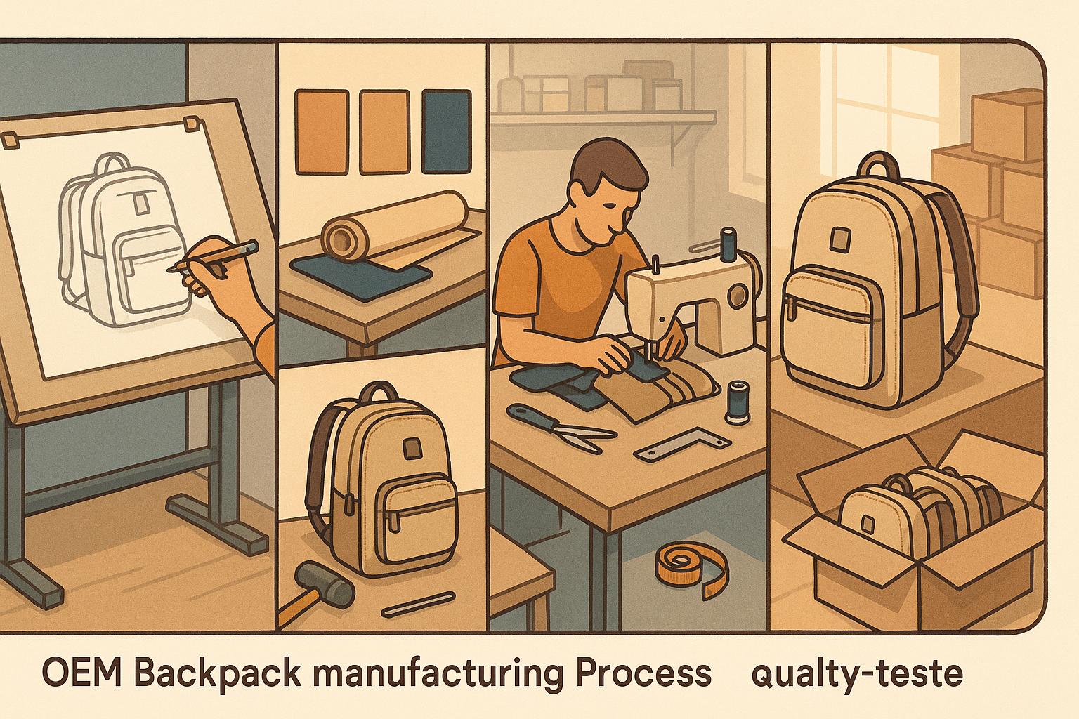 From Sketch to Shipment: How OEM Backpacks Are Made (Step-by-Step Video Walkthrough)