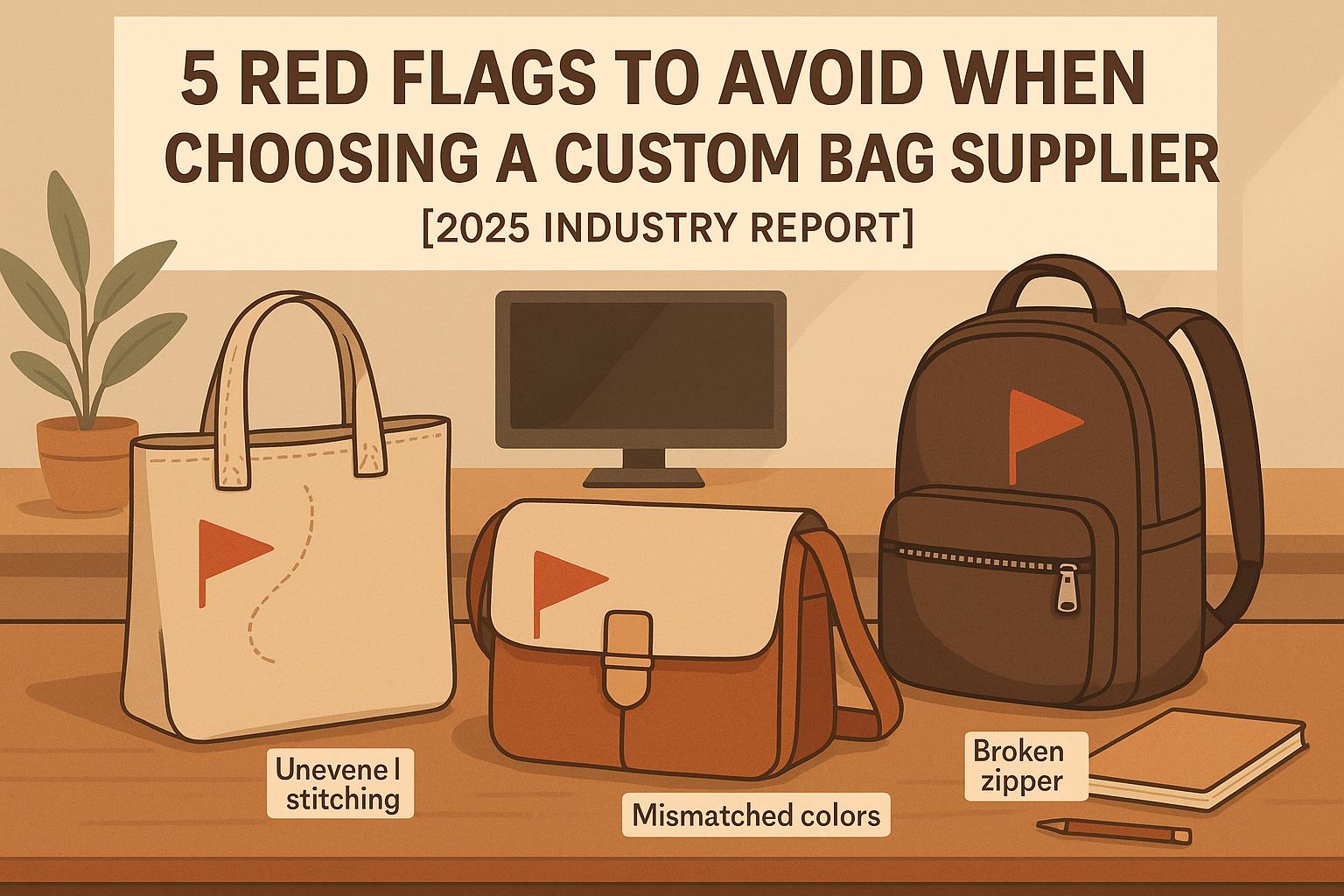 5 Red Flags to Avoid When Choosing a Custom Bag Supplier [2025 Industry Report]