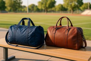 Weatherproof Nylon vs. PU Leather Bags for School Sports