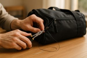 Fixing Broken Zippers on Sports Bags