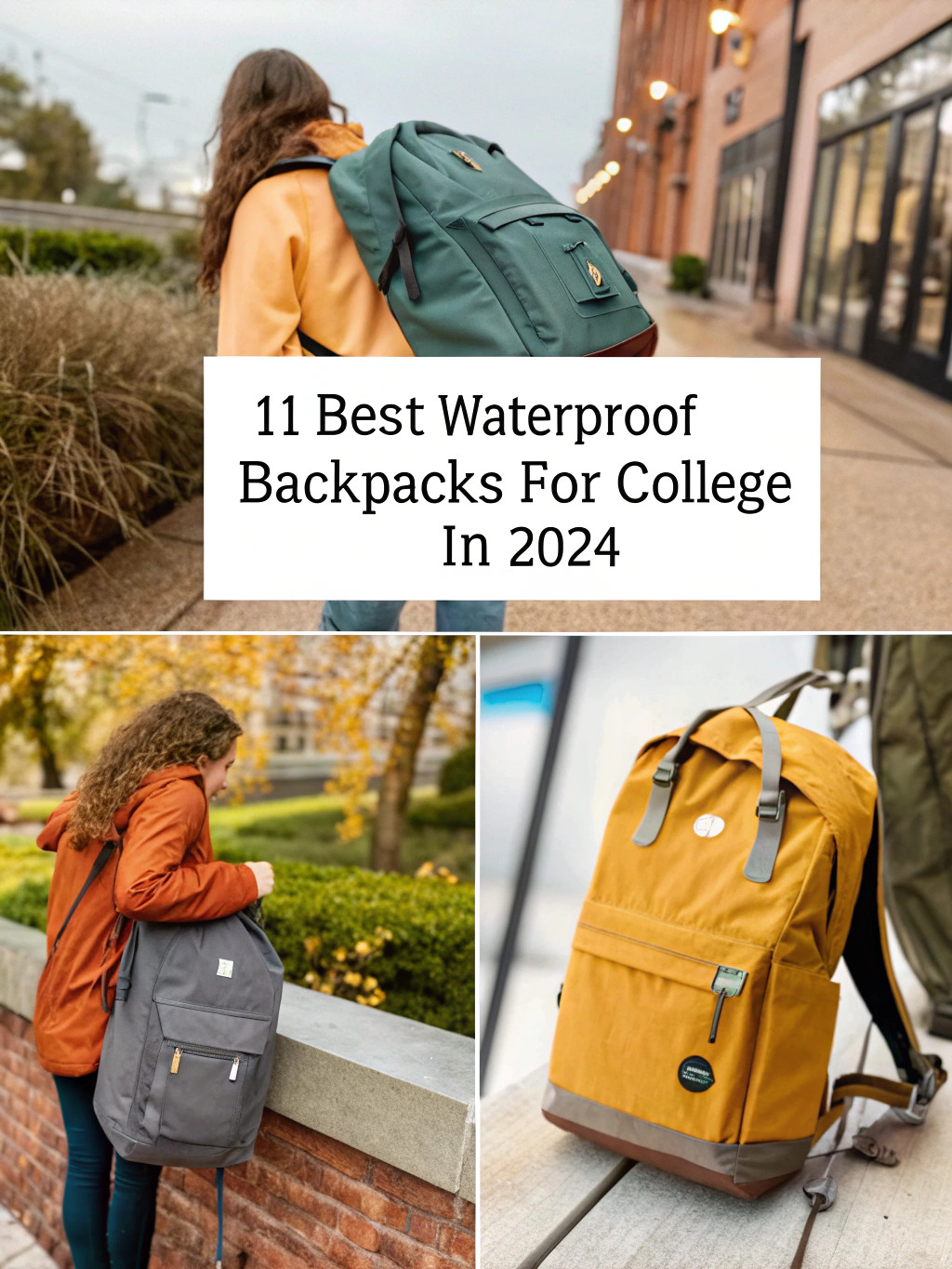 Best Waterproof Backpacks for College in 2024