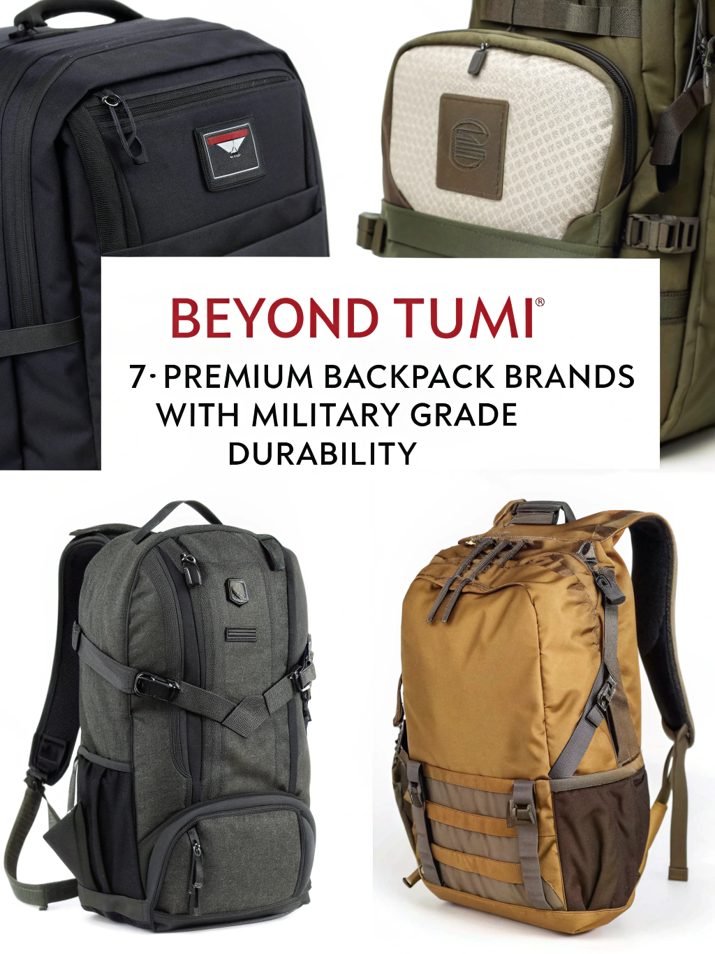 Beyond Tumi 7 Premium Backpack Brands with Military-Grade Durability