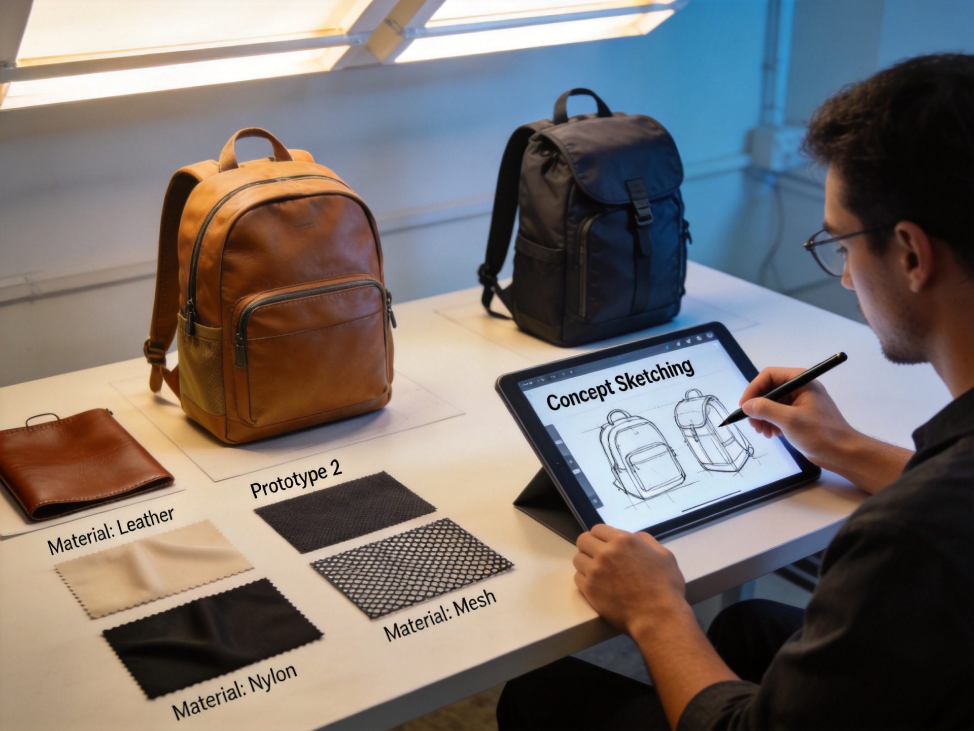 Private label backpack design and development process