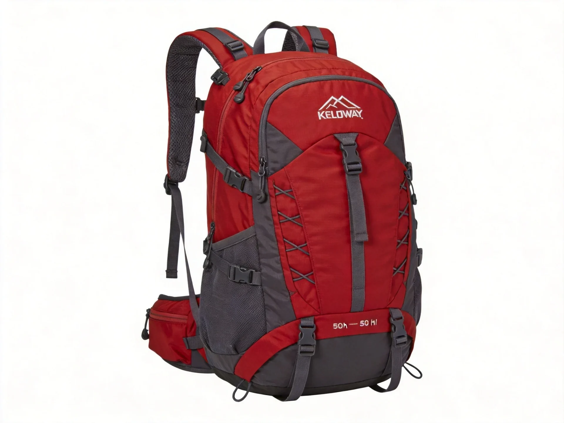 Kelty Redwing 50 hiking backpack red charcoal