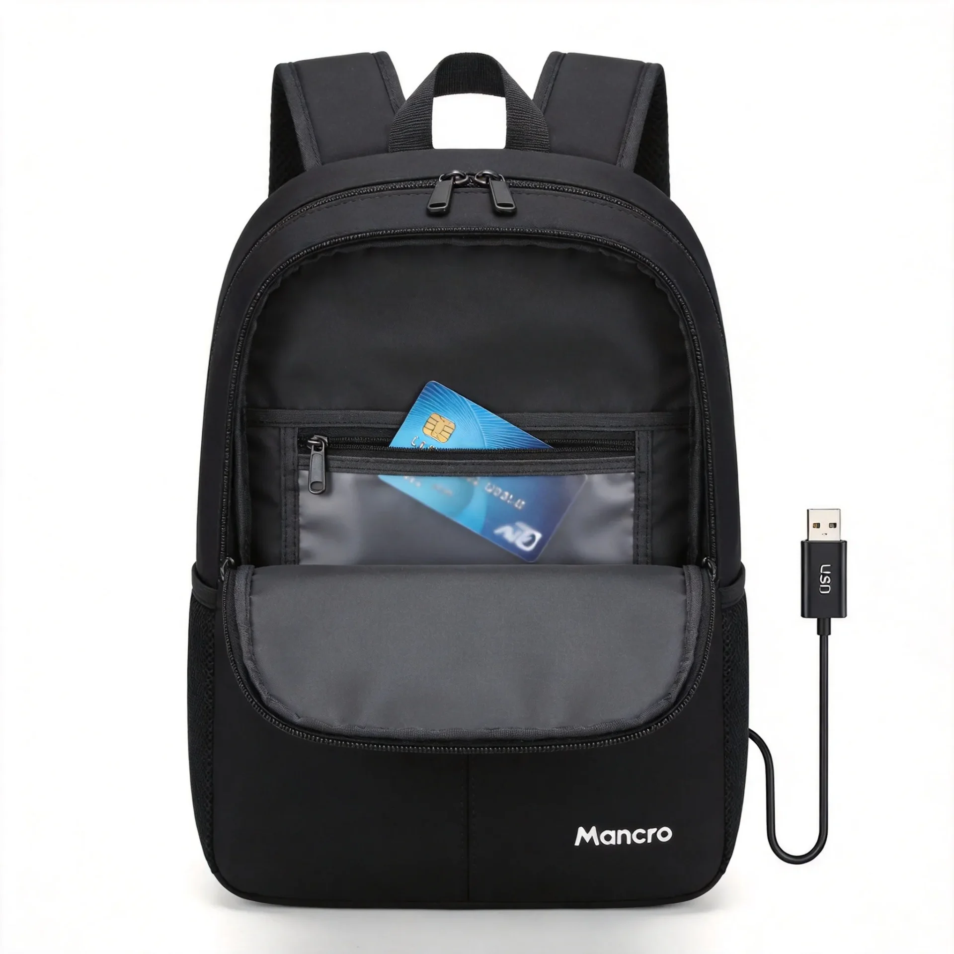 Mancro Anti-Theft Laptop Backpack - Volher backpack alternative for 2026