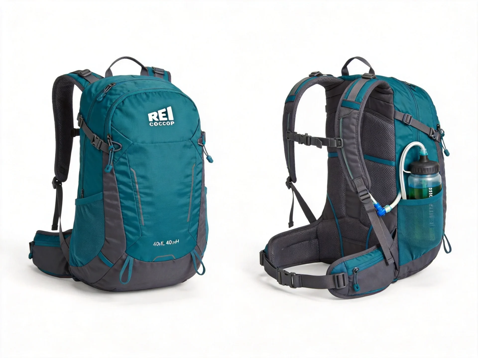 REI Co-op Trail 40 daypack teal charcoal