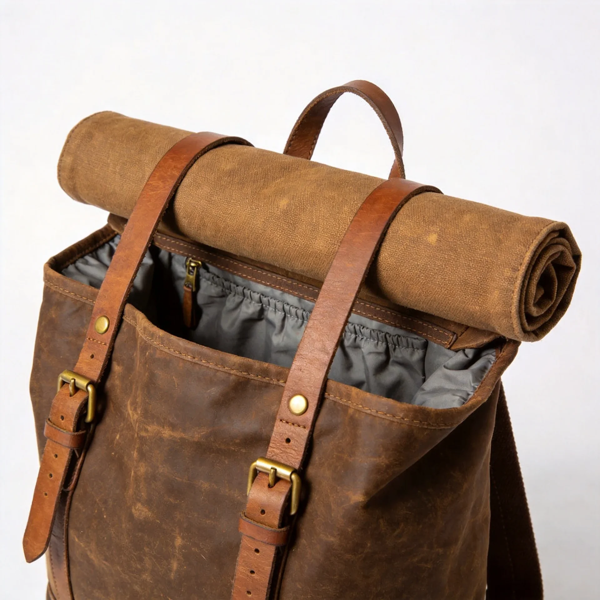 United By Blue eco-friendly waxed canvas backpack - Herschel alternative