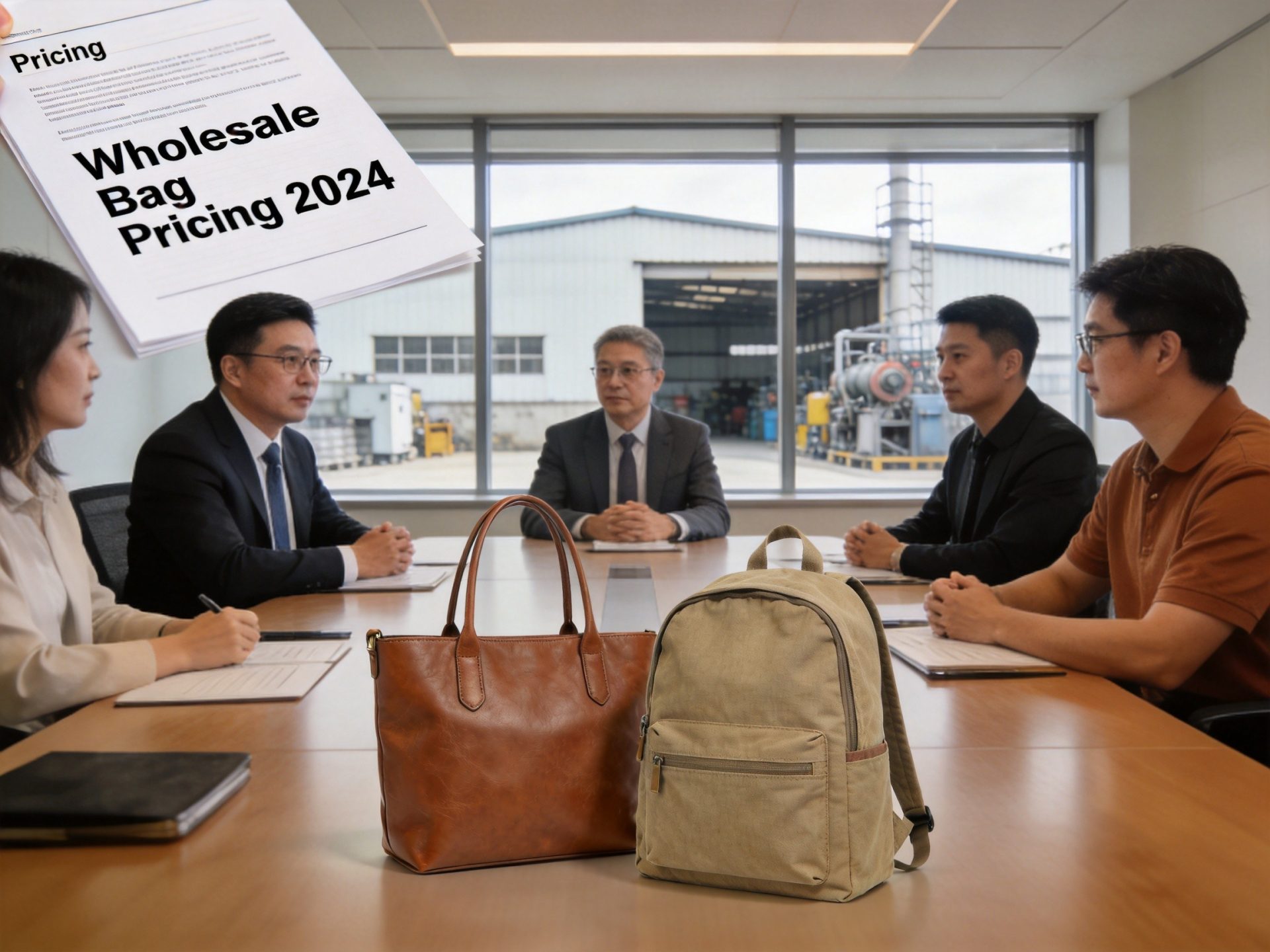 Business pricing negotiation for bag manufacturing orders