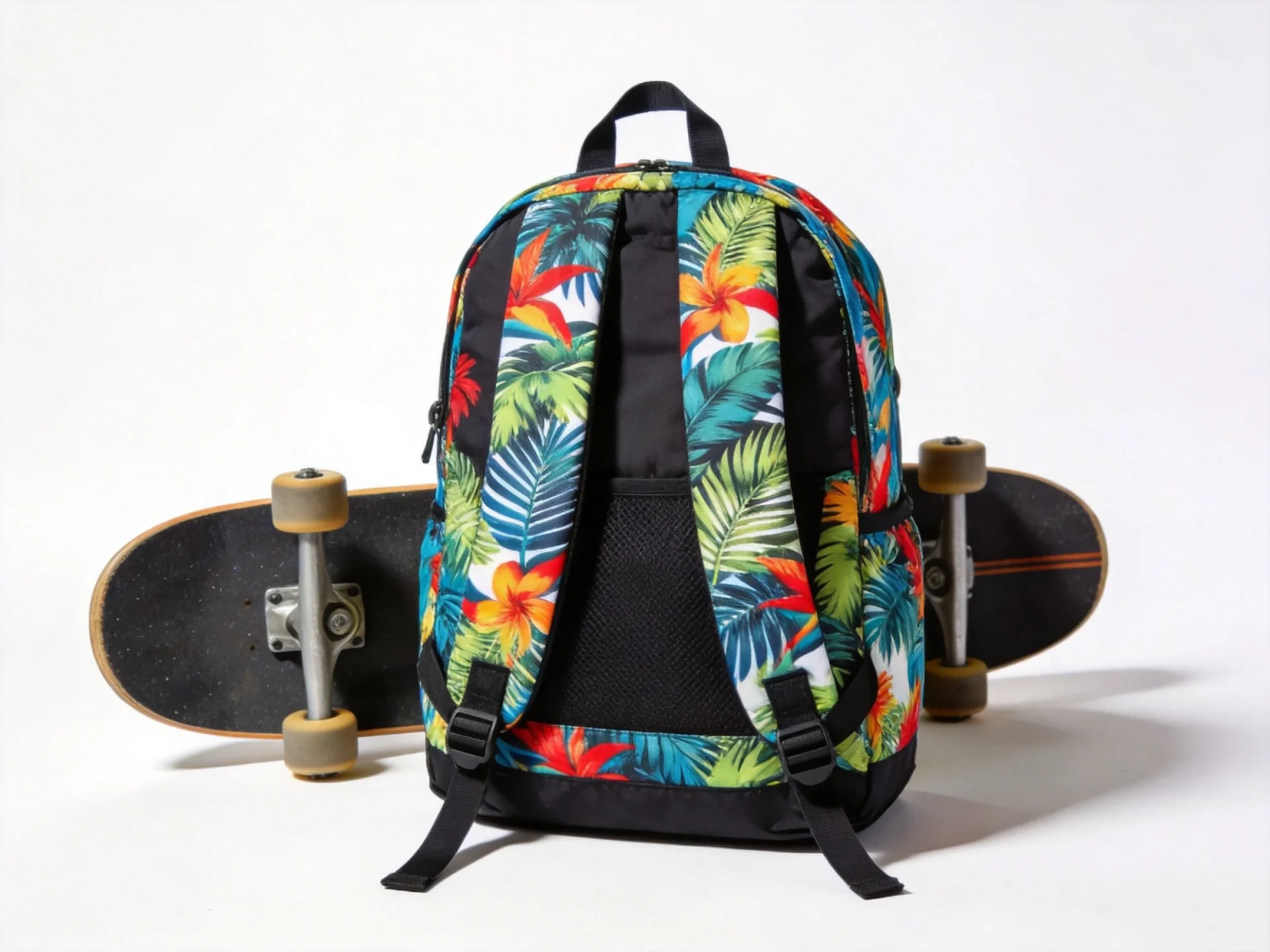 Dakine action sport backpack with vibrant print design