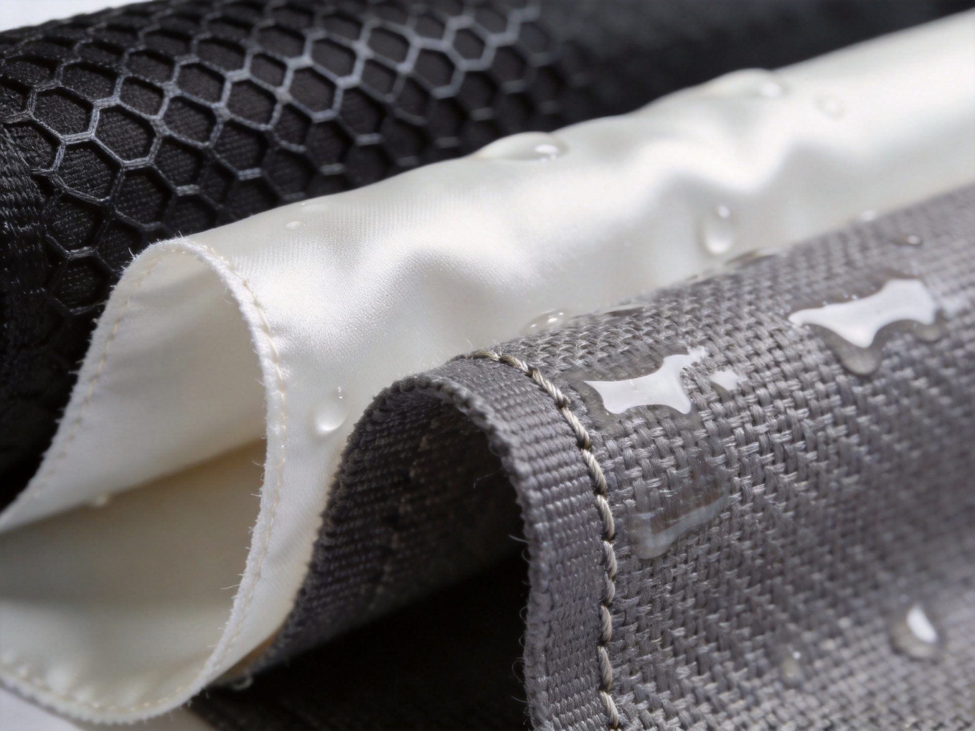 Fabric texture details for backpack material selection