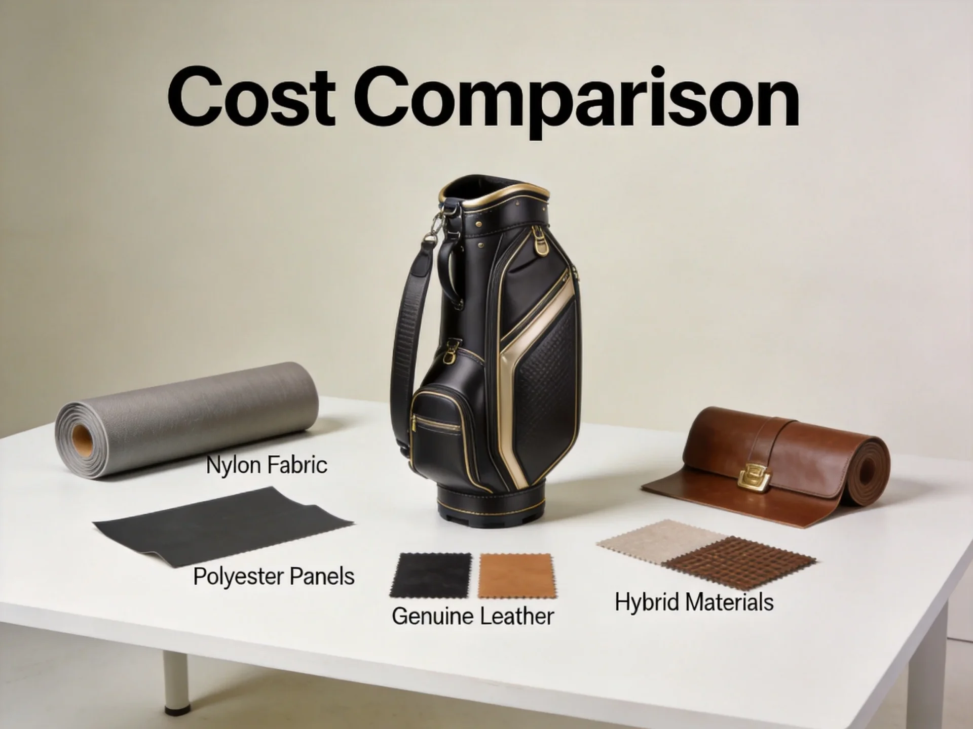 Quality testing equipment for golf bag inspection