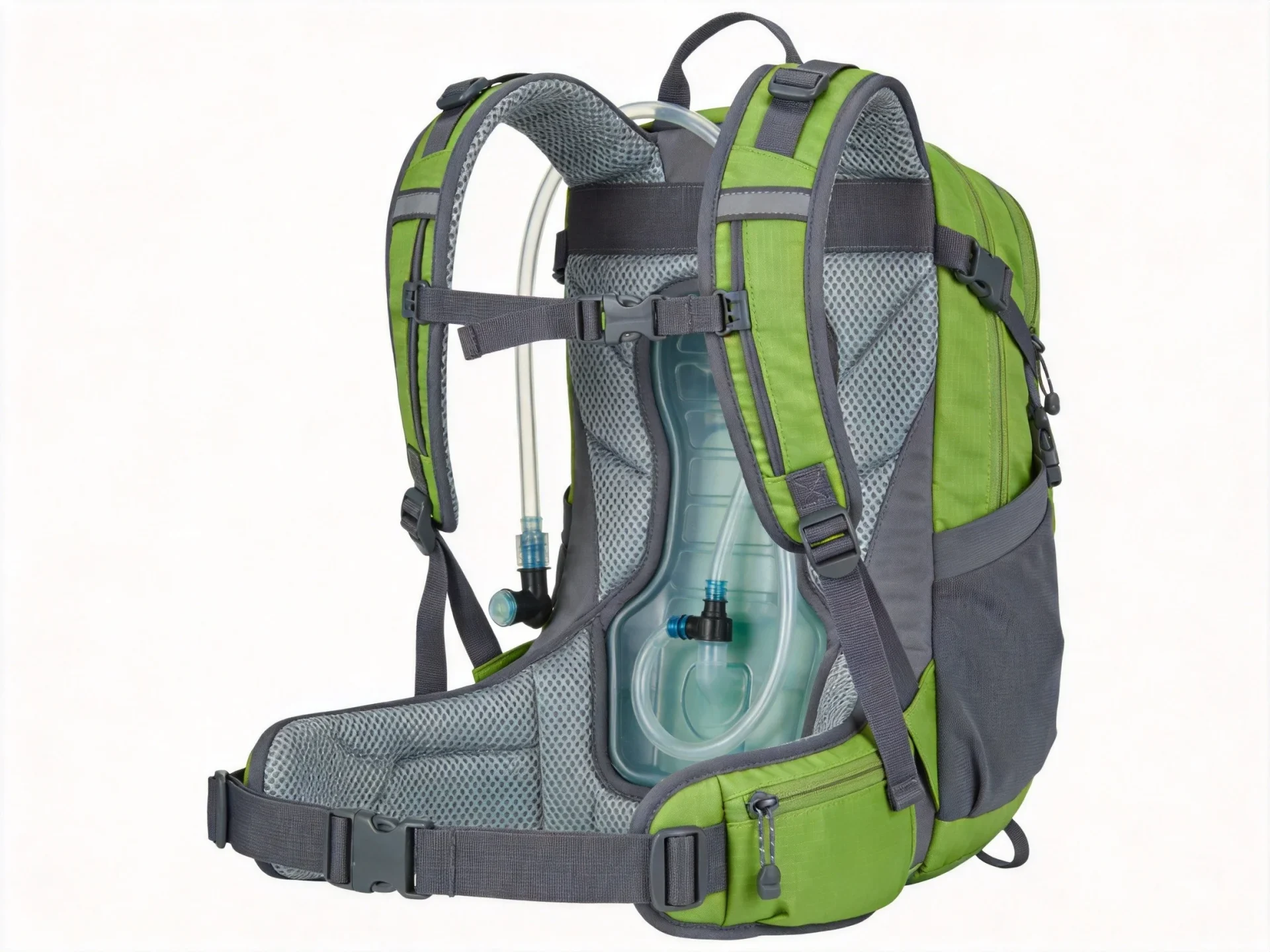 Gregory green hydration backpack with mesh back panel