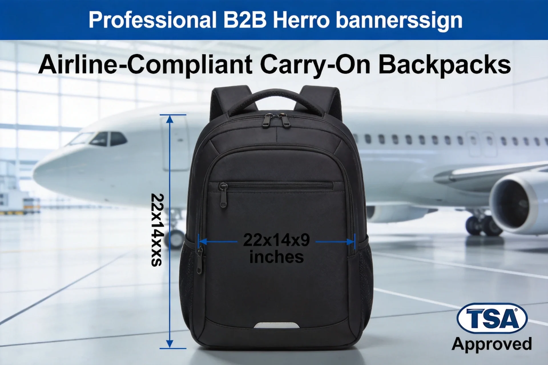 Airline-compliant carry-on backpack design for OEM manufacturing - dimension standards 2026