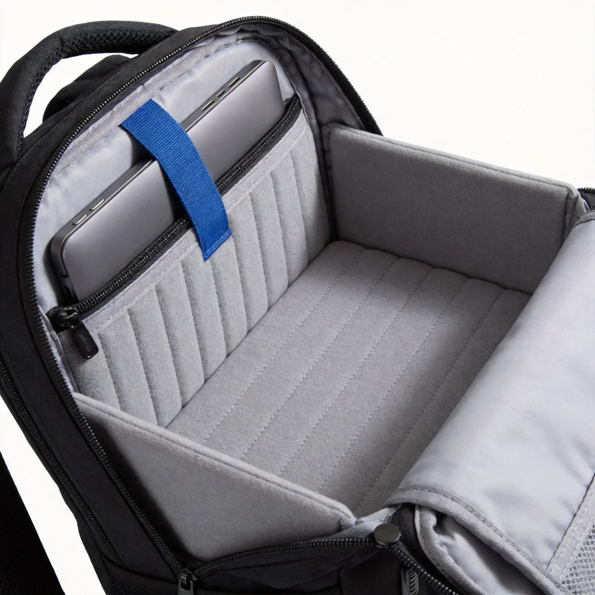 Laptop backpack compartment design - 13 inch 15 inch and 17 inch laptop sleeves with tablet pocket and organization panel