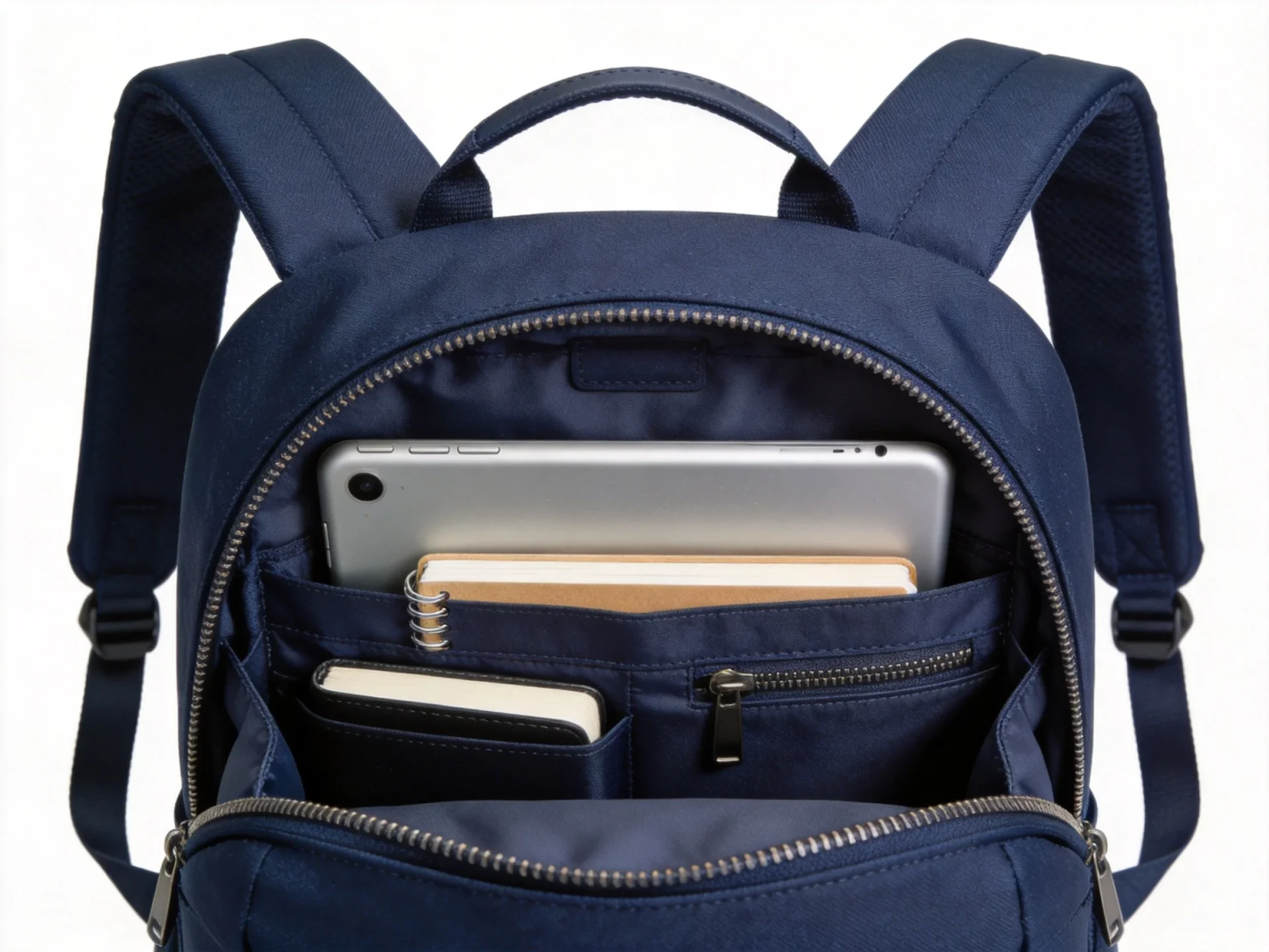 Samsonite business laptop backpack navy blue with organized compartments