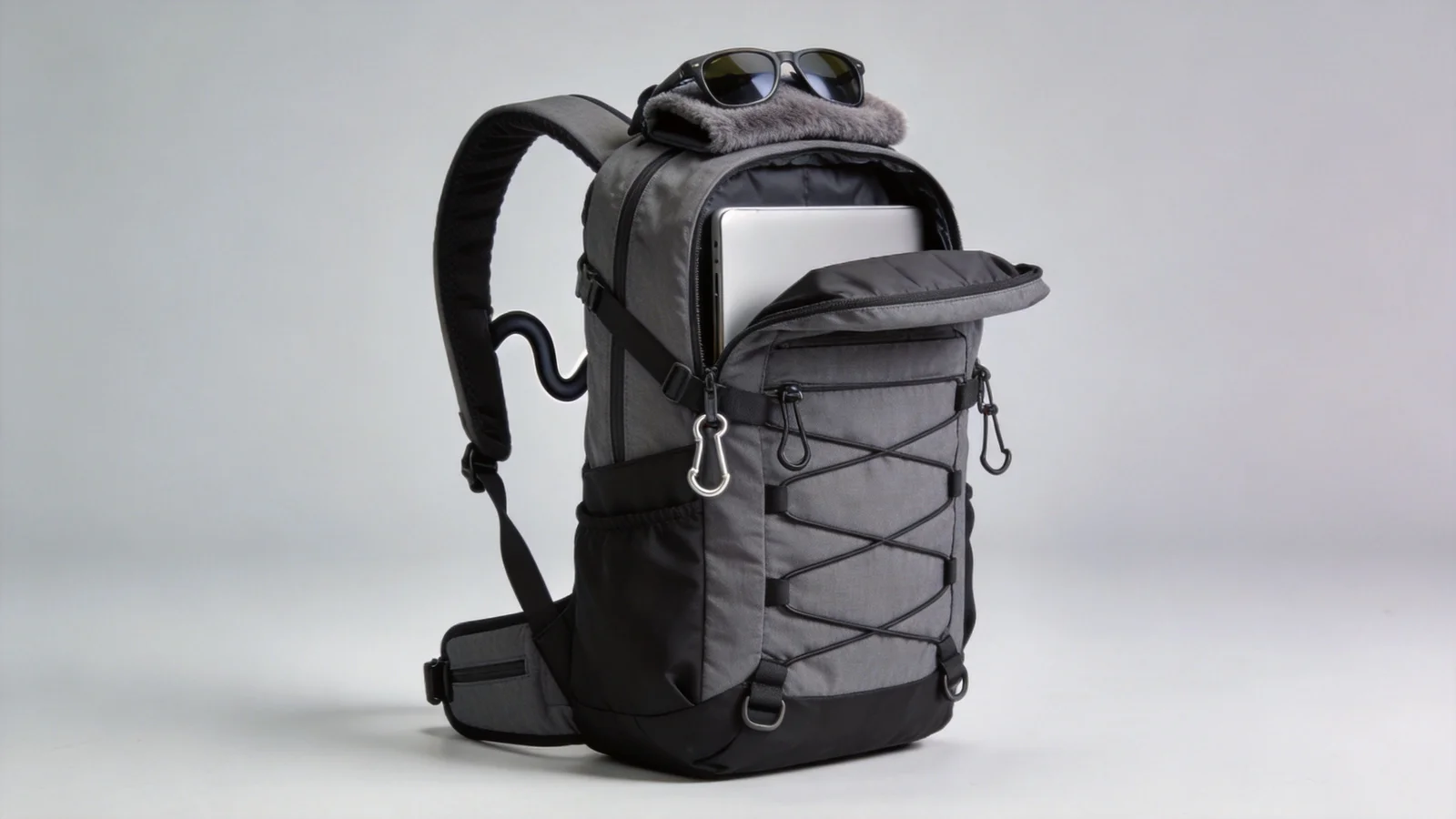 The North Face Borealis backpack - slate grey technical outdoor commuting design