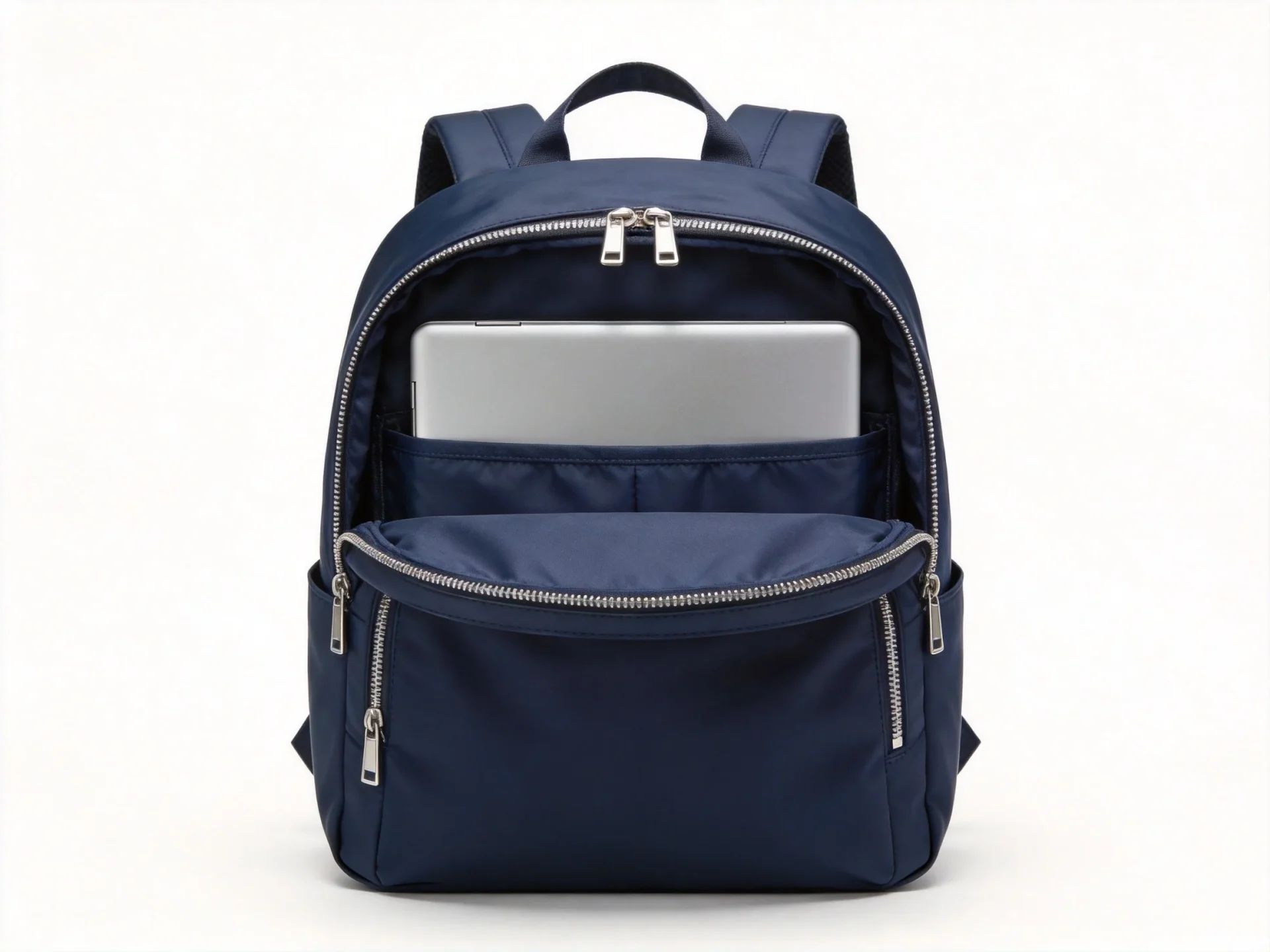 Premium business travel backpack alternative to Samsonite with laptop compartment