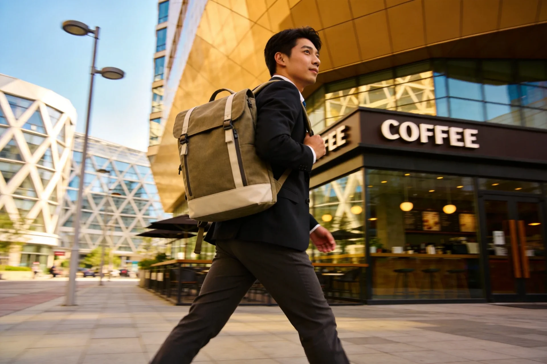 Professional commuter choosing the right backpack alternative