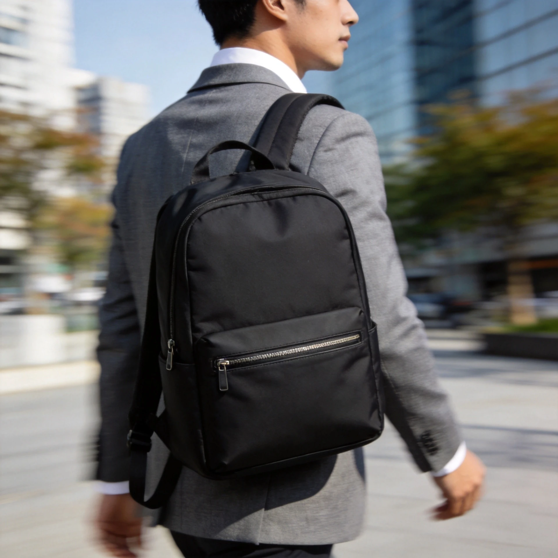 Custom laptop backpack manufacturing at JUNYUAN BAGS